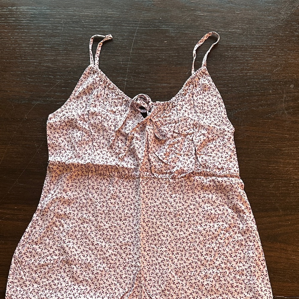 Old Navy Purple Floral Midi Dress